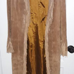 Vintage bebe fringed duster